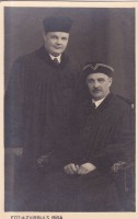 Nikolay Shalin with his son Anatoly